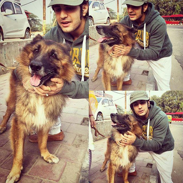 Rajat Tokas with his dog Leo