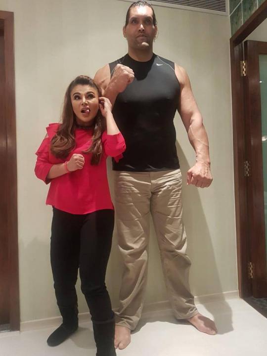 Rakhi Sawant With Khali