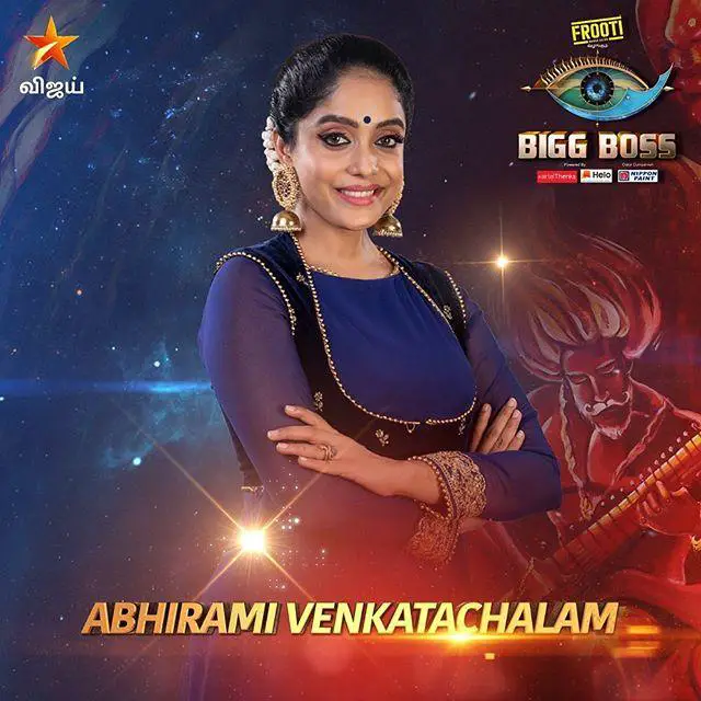 Abhirami Venkatachalam Bigg Boss Tamil 3