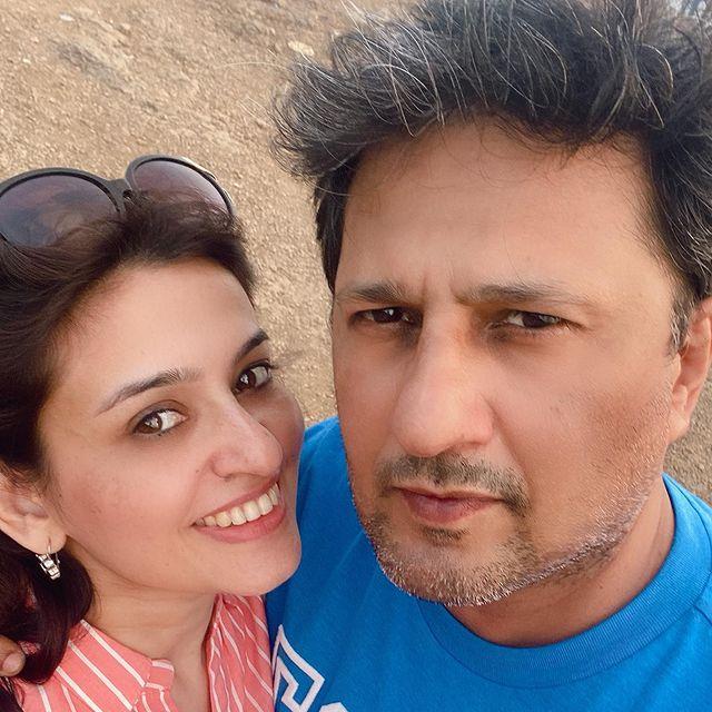 Smita Bansal With Husband