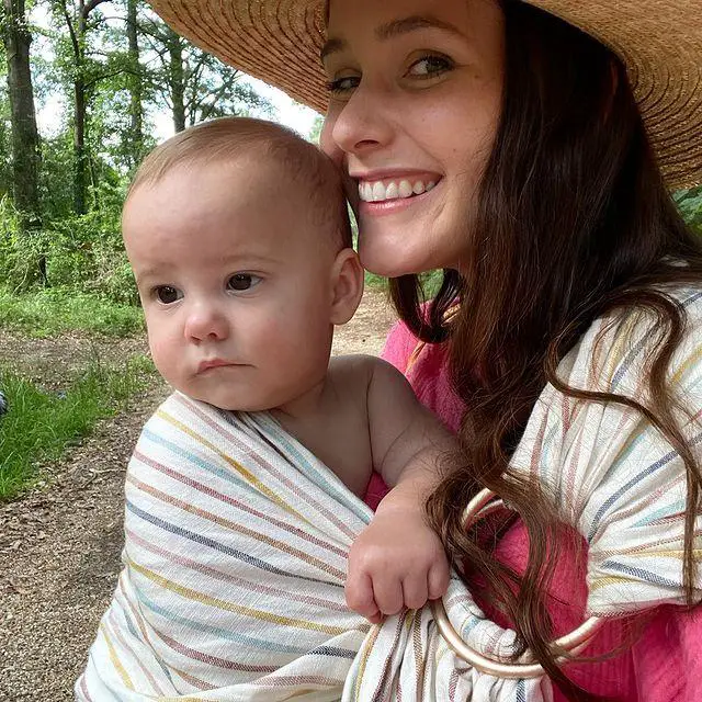 Mary Kate Robertson with Son