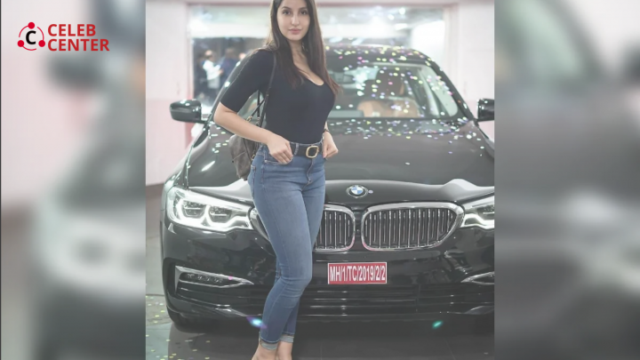 Nora fatehi BMW
